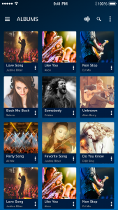 اسکرین شات برنامه Music Player for Galaxy 2