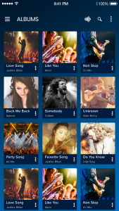 اسکرین شات 2 برنامه Music Player for Galaxy