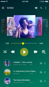 اسکرین شات برنامه Music Player for Galaxy 1