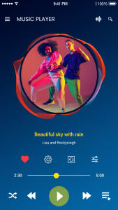 اسکرین شات برنامه Music Player for Galaxy 3