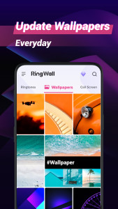 اسکرین شات 7 برنامه Ringtones songs - RingWall