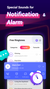 اسکرین شات برنامه Ringtones songs - RingWall 5