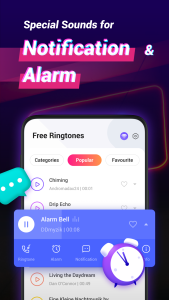 اسکرین شات 5 برنامه Ringtones songs - RingWall