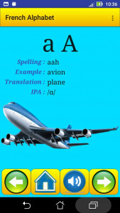 اسکرین شات 2 برنامه French alphabet for students