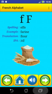 اسکرین شات 5 برنامه French alphabet for students