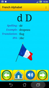 اسکرین شات 4 برنامه French alphabet for students