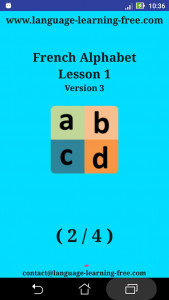 اسکرین شات 8 برنامه French alphabet for students
