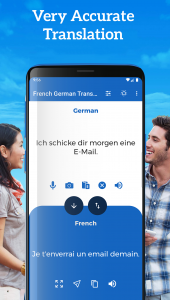 اسکرین شات برنامه German French Translator 4