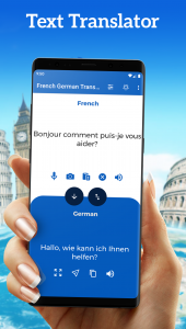 اسکرین شات برنامه German French Translator 1