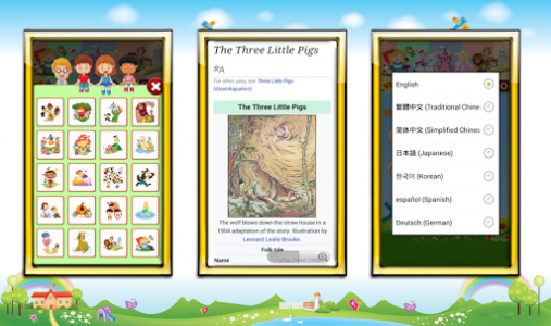 اسکرین شات برنامه Fairy Tales Cards (Learn Languages) 5