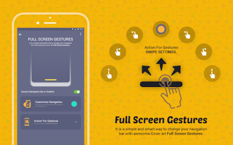 اسکرین شات برنامه Full Screen Gestures : Swipe Gestures Control 6
