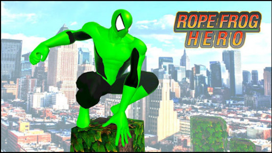 اسکرین شات بازی Rope Frog Hero: Rope Ninja Fighting Games 1