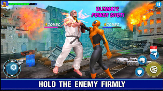 اسکرین شات بازی Spider Power Rope Hero - Super Crime City Battle 4