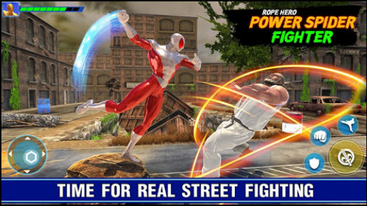 اسکرین شات بازی Spider Power Rope Hero - Super Crime City Battle 8