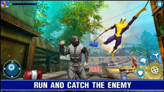 اسکرین شات بازی Spider Power Rope Hero - Super Crime City Battle 5
