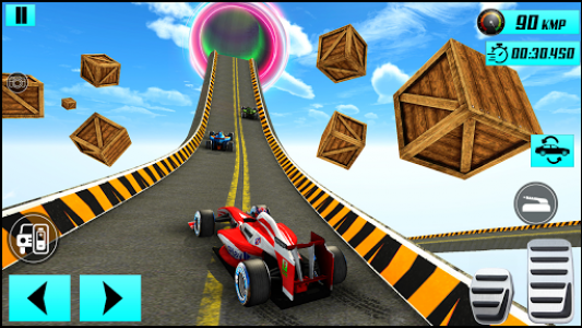 اسکرین شات بازی Formula Car Sky Tracks GT Racing Stunts- Car Games 1