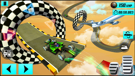 اسکرین شات بازی Formula Car Sky Tracks GT Racing Stunts- Car Games 7