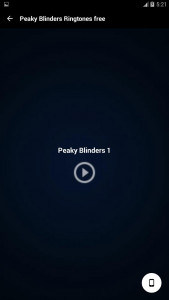 اسکرین شات برنامه Ringtones For Peaky Blinders 5