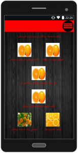 اسکرین شات برنامه فواید ومضرات پرتقال 5