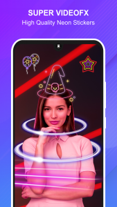 اسکرین شات برنامه Super FX Video Effects - Neon Sketch Video Editor 4