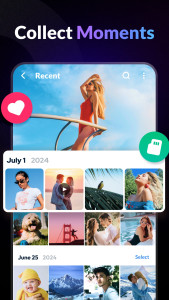 اسکرین شات 2 برنامه Gallery - Album, Photo Vault