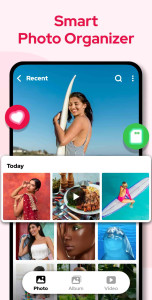 اسکرین شات 2 برنامه Galleryit - Photo Vault, Album