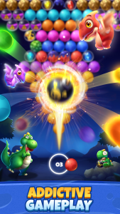 اسکرین شات بازی Bubble Shooter Primitive Eggs 6