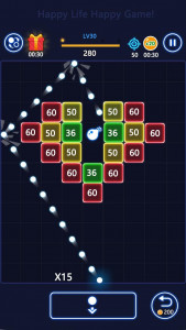 اسکرین شات 4 بازی Brick Ball Fun - Crush blocks