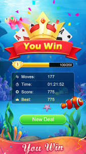 اسکرین شات 7 بازی Solitaire Fish - Classic Klondike Card Game
