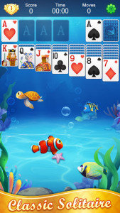 اسکرین شات 4 بازی Solitaire Fish - Classic Klondike Card Game