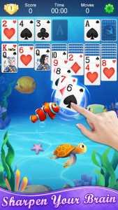 اسکرین شات بازی Solitaire Fish - Classic Klondike Card Game 5