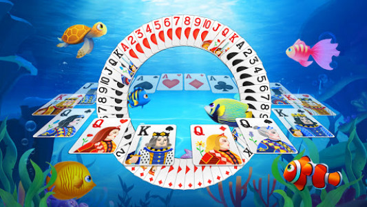 اسکرین شات بازی Solitaire Fish - Classic Klondike Card Game 3