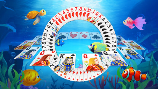 اسکرین شات 3 بازی Solitaire Fish - Classic Klondike Card Game