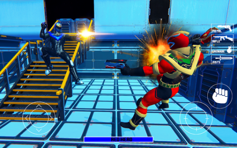 اسکرین شات بازی Hero Dino Warrior Ranger Shoot Battle Ninja Fight 4