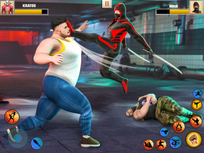اسکرین شات برنامه Street Fight: Beat Em Up Games 1