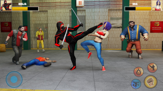 اسکرین شات 4 برنامه Street Fight: Beat Em Up Games