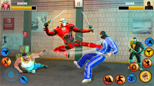 اسکرین شات 2 برنامه Street Fight: Beat Em Up Games