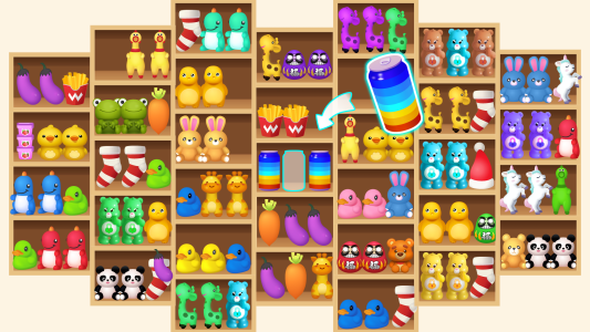 اسکرین شات 1 بازی Goods Puzzle 3D - Sort & Match
