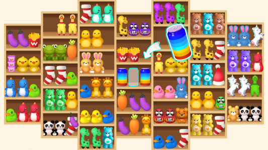 اسکرین شات 1 بازی Goods Puzzle 3D - Sort & Match
