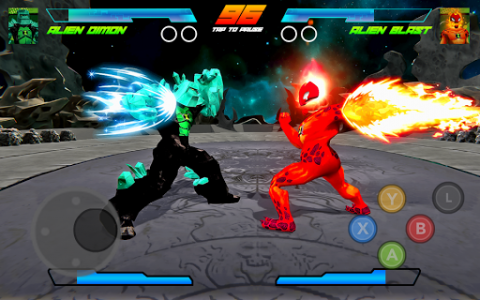 اسکرین شات بازی Heroes Alien Force Fight Ultimate Earth Battle War 1