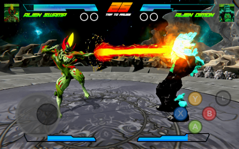 اسکرین شات بازی Heroes Alien Force Fight Ultimate Earth Battle War 3