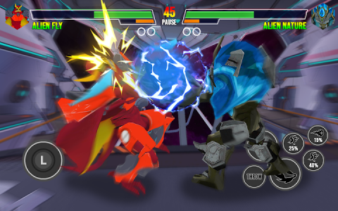 اسکرین شات بازی Heroes Alien Super Fight Ultimate Battle Earth War 4