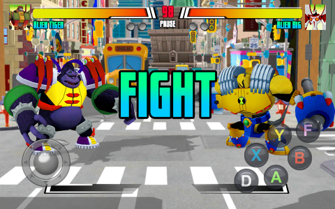 اسکرین شات بازی Hero Alien Fight Battle Force 4