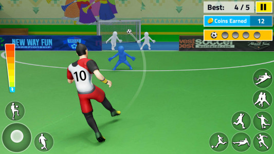 اسکرین شات بازی Indoor Futsal: Football Games 4