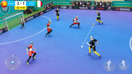 اسکرین شات بازی Indoor Futsal: Football Games 2