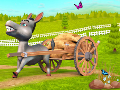 اسکرین شات بازی Donkey Life Simulator Games: Farm Fun Adventure 7