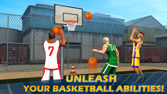 اسکرین شات 3 بازی Dunk Smash: Basketball Games