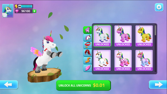 اسکرین شات 4 بازی Unicorn Games: Pony Wonderland