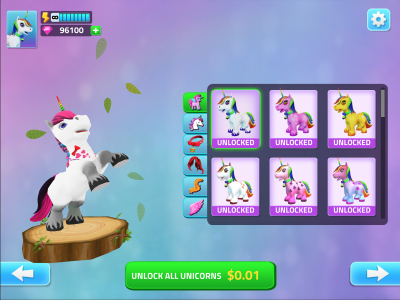 اسکرین شات بازی Unicorn Games: Pony Wonderland 4
