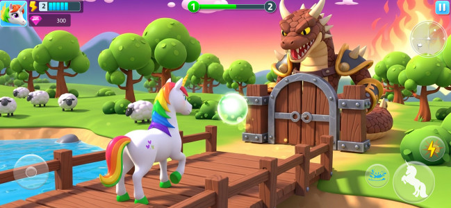 اسکرین شات 4 بازی Unicorn Games: Pony Wonderland